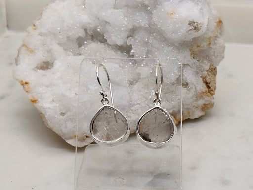 Golden Rutilated Quartz Sterling Silver Earrings