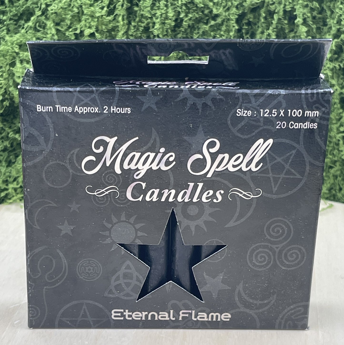 Eternal Flame Spell Candles Black