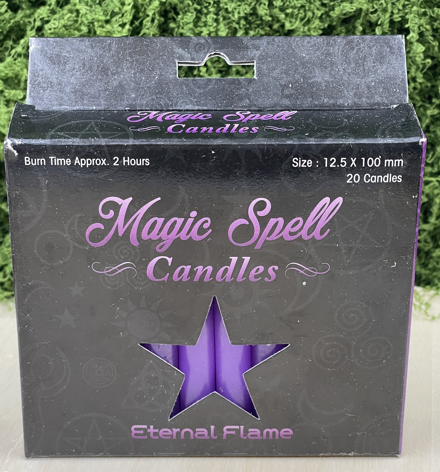 Eternal Flame Spell Candles Purple