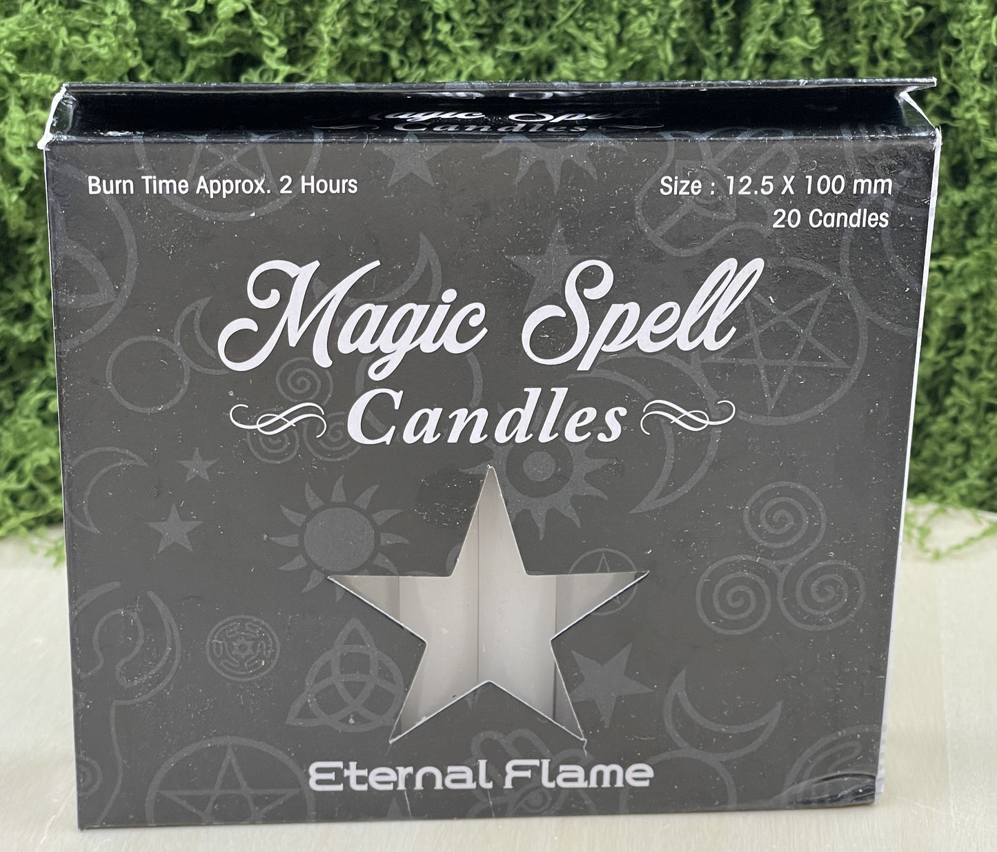 Eternal Flame Spell Candles White