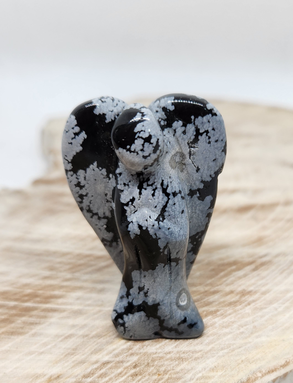 Snowflake Obsidian Angel