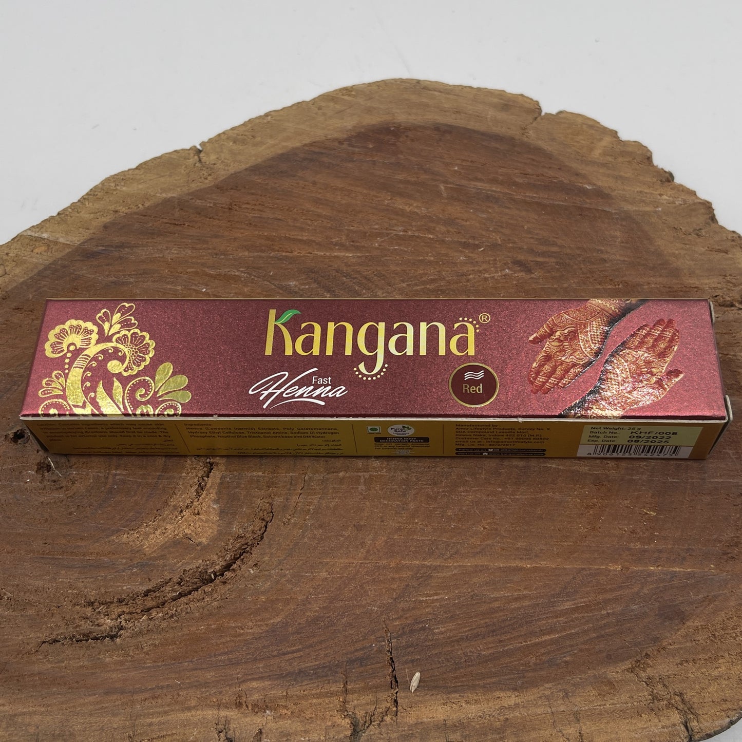 Red Kangana Fast Henna Cones