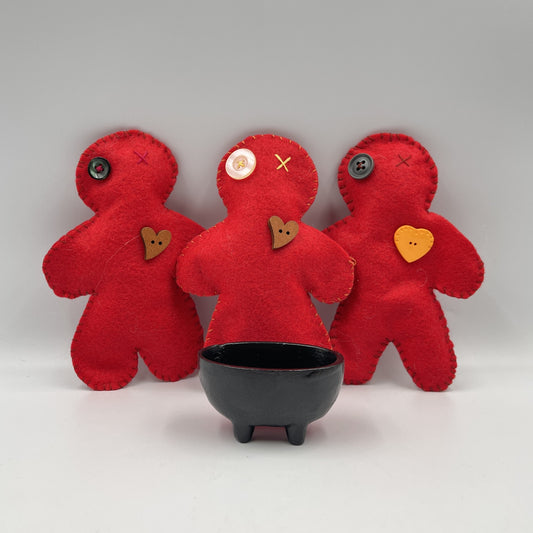 Voodoo Doll - Red - Large