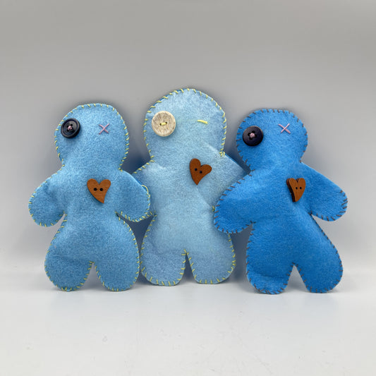 Voodoo Doll - Blue - Large
