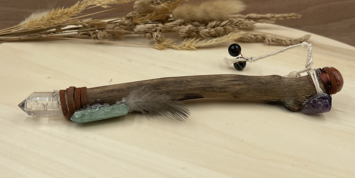 Handmade Crystal Wand