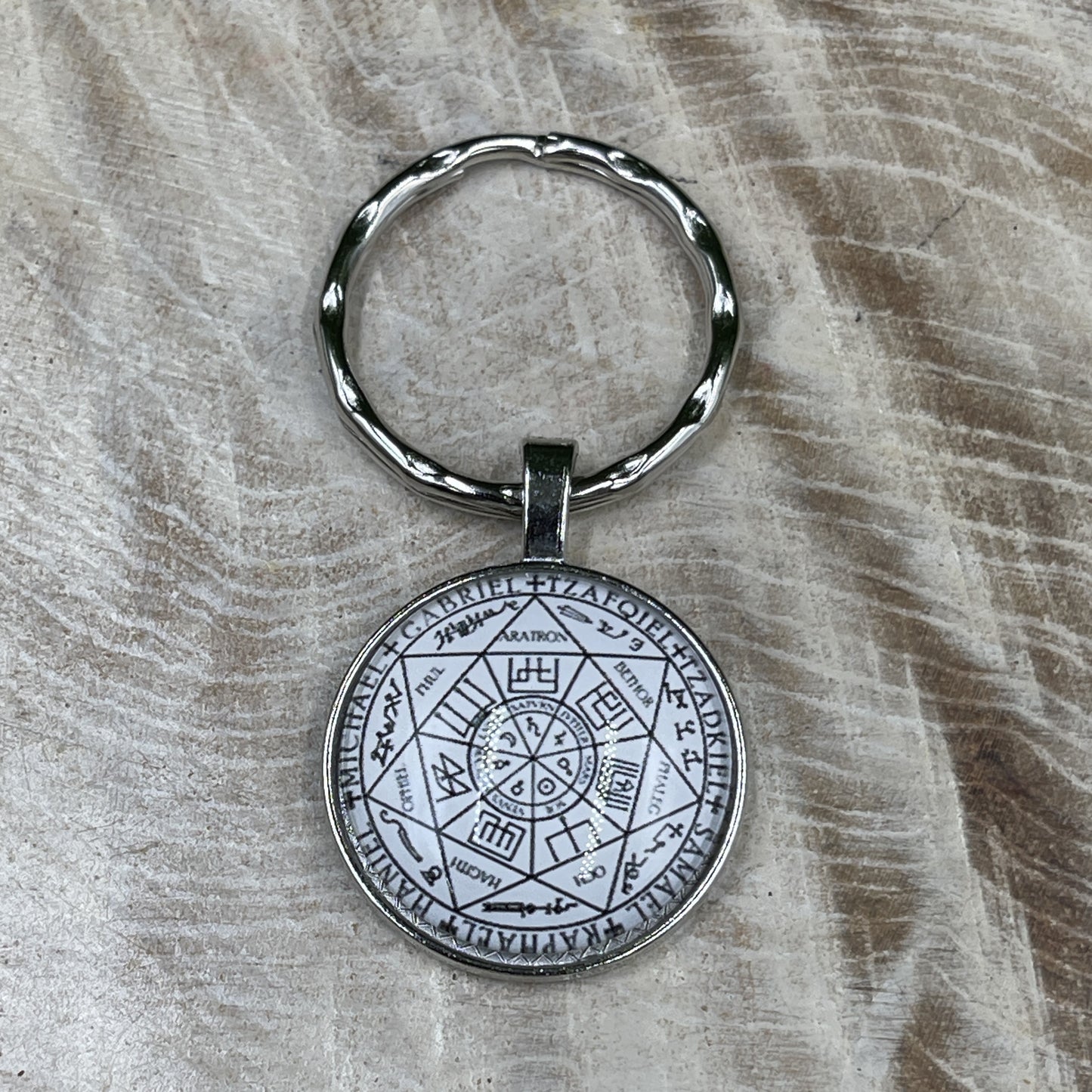 Time Gemstone Keyring
