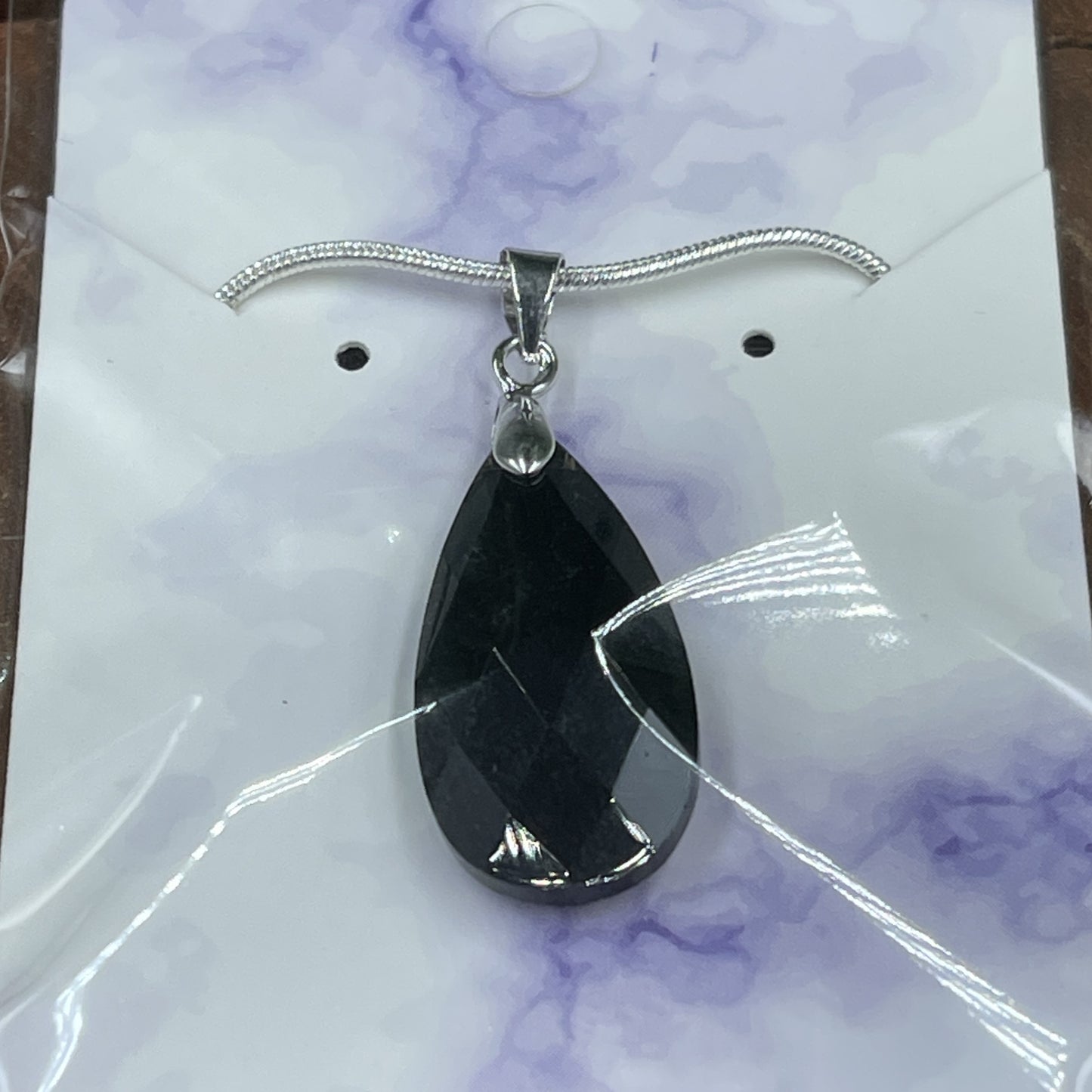 Black Onyx Faceted Necklace