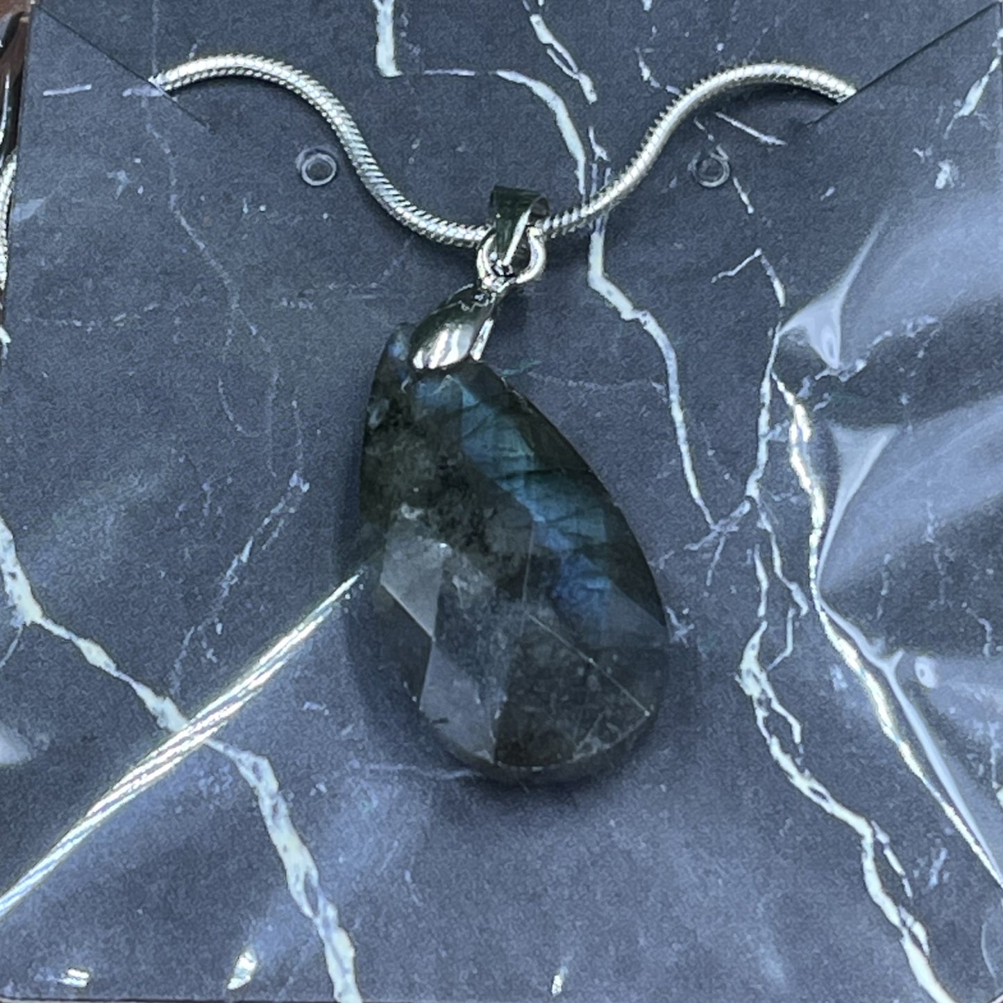 Labradorite Faceted Necklace