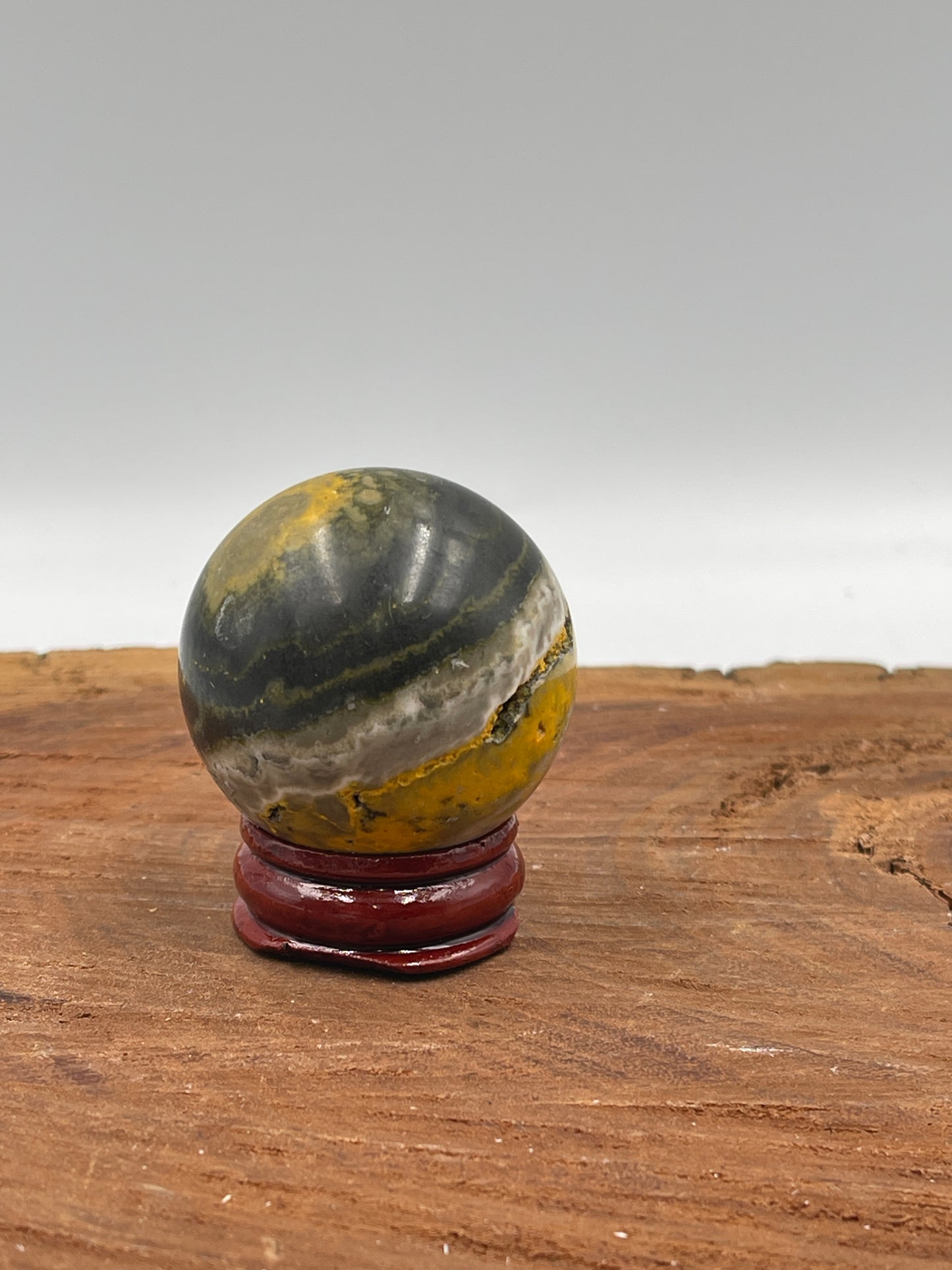 Bumblebee Jasper Sphere