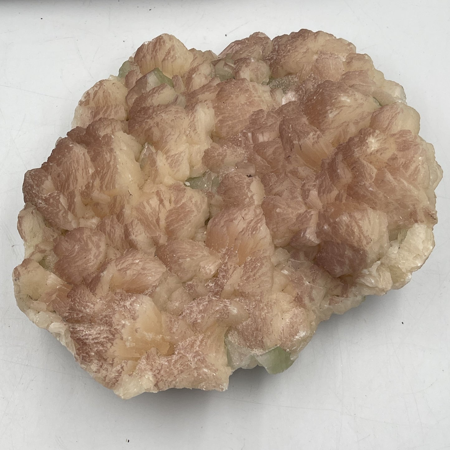 Stilbite Cluster With Apophyllite