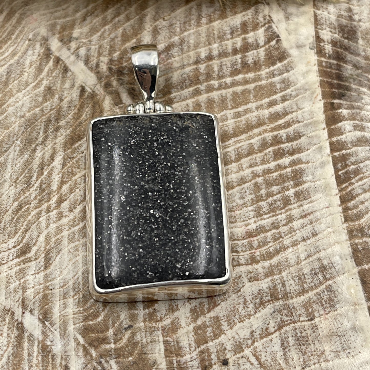 Brown Sunstone Sterling Silver Pendant