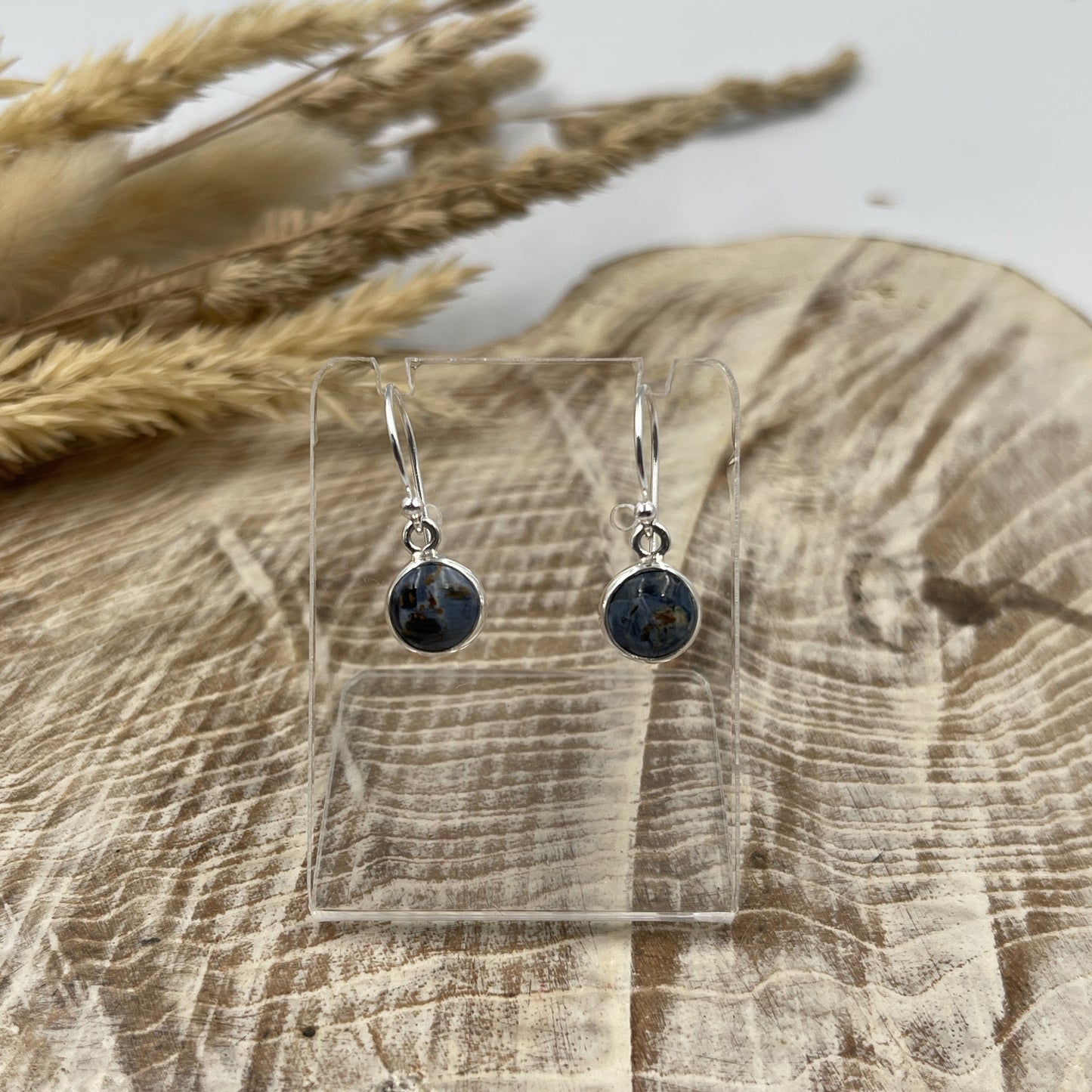 Pietersite Sterling Silver Earrings