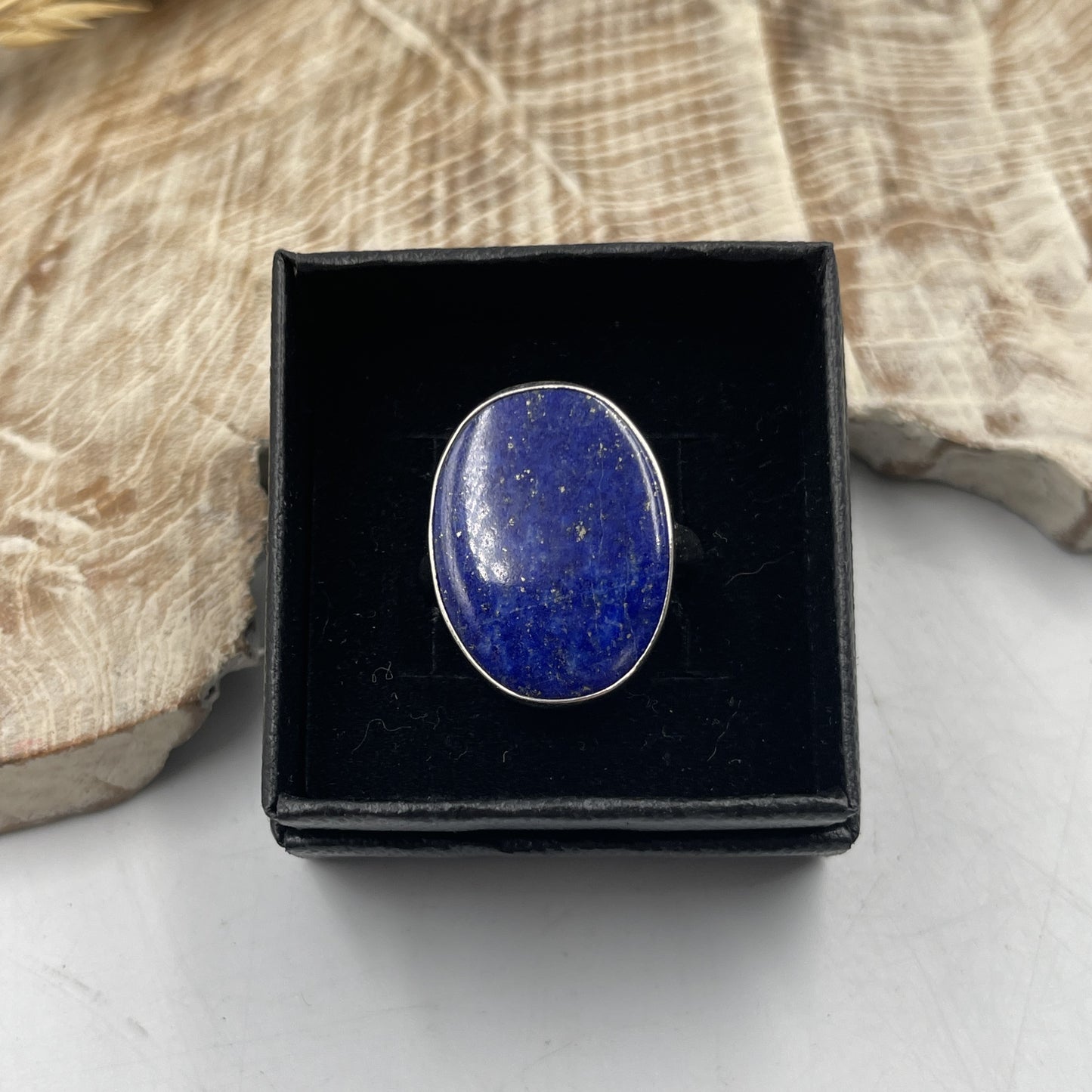 Lapis Lazuli Sterling Silver Ring (Size 11)