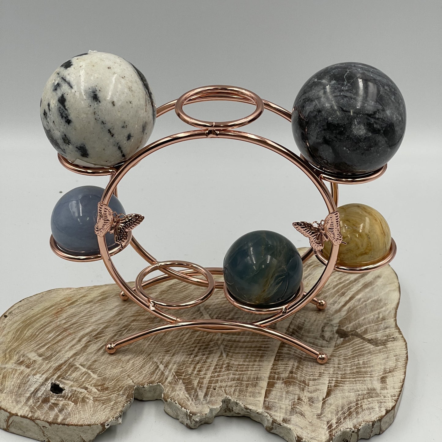 Rose Gold Sphere Holder