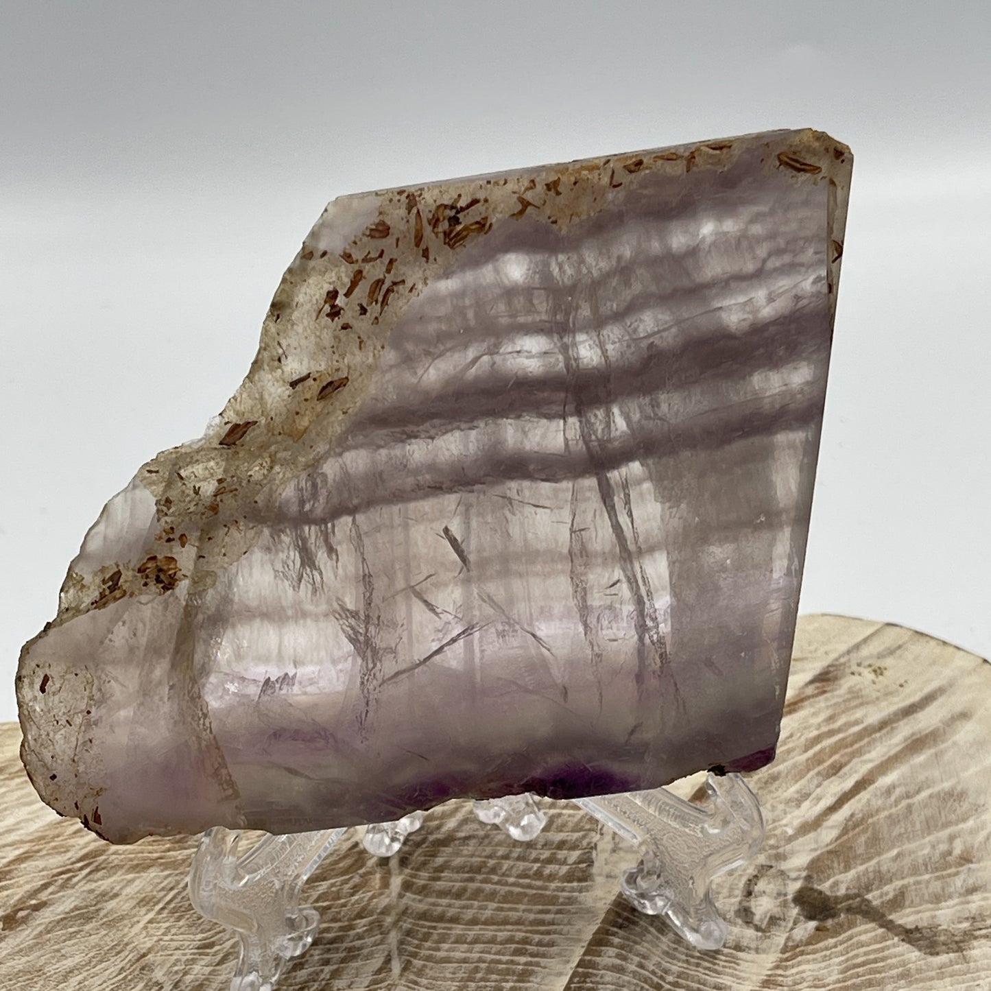 Rainbow Fluorite Slice