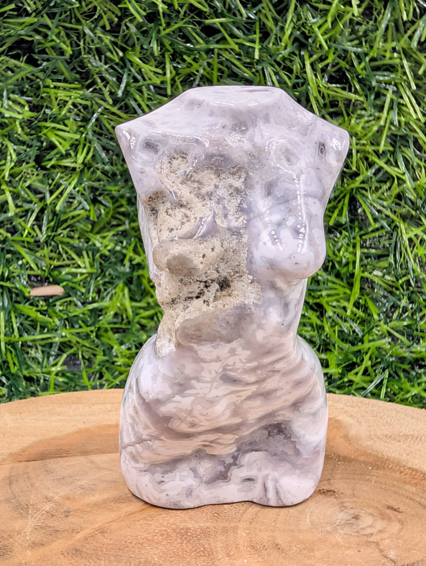 Scolecite Lady Figure