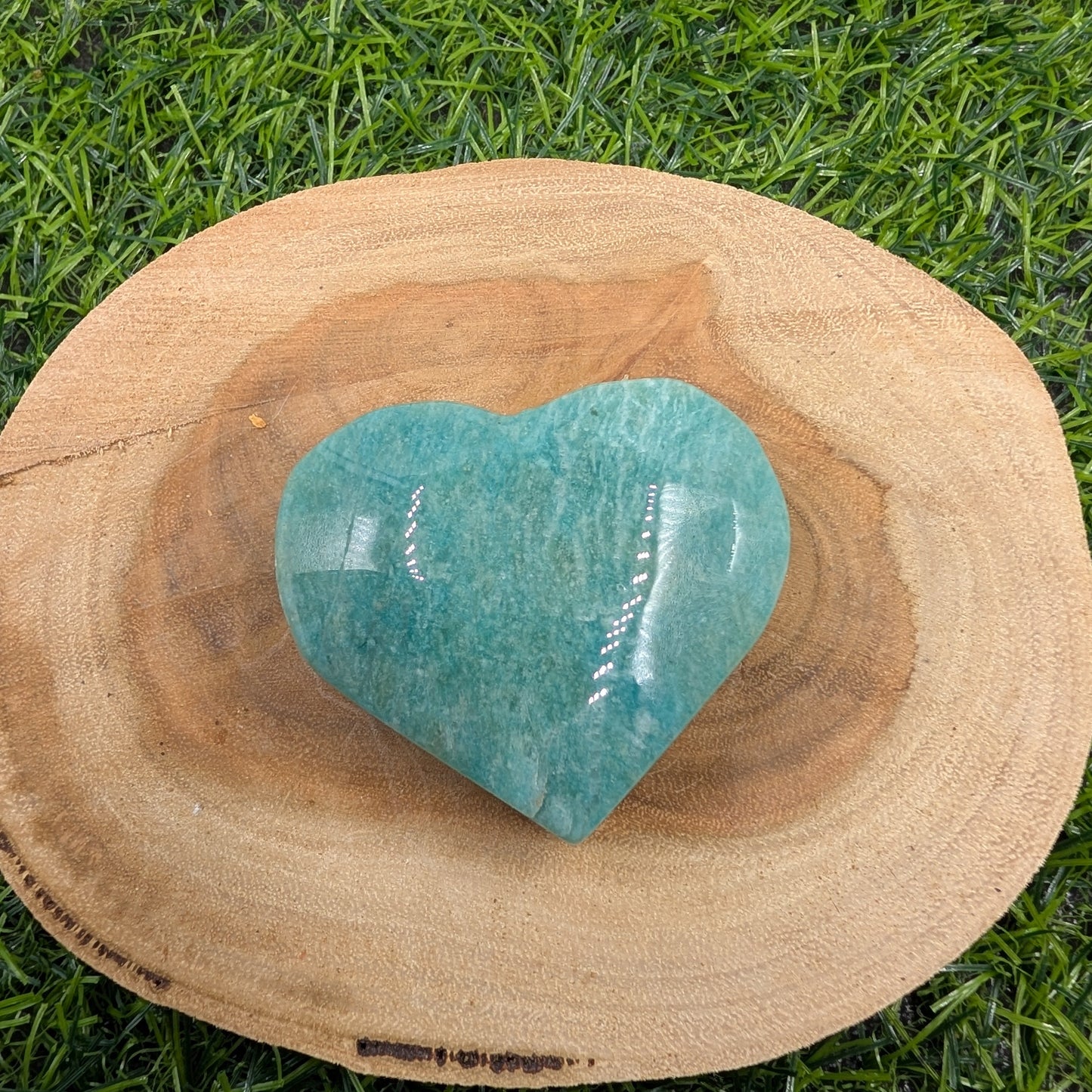 Amazonite Heart