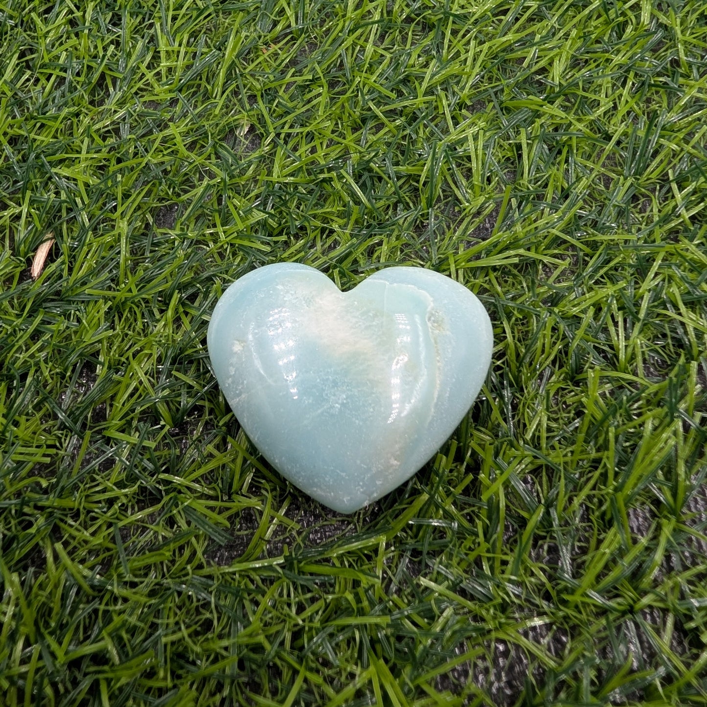 Caribbean Calcite Puffy Heart
