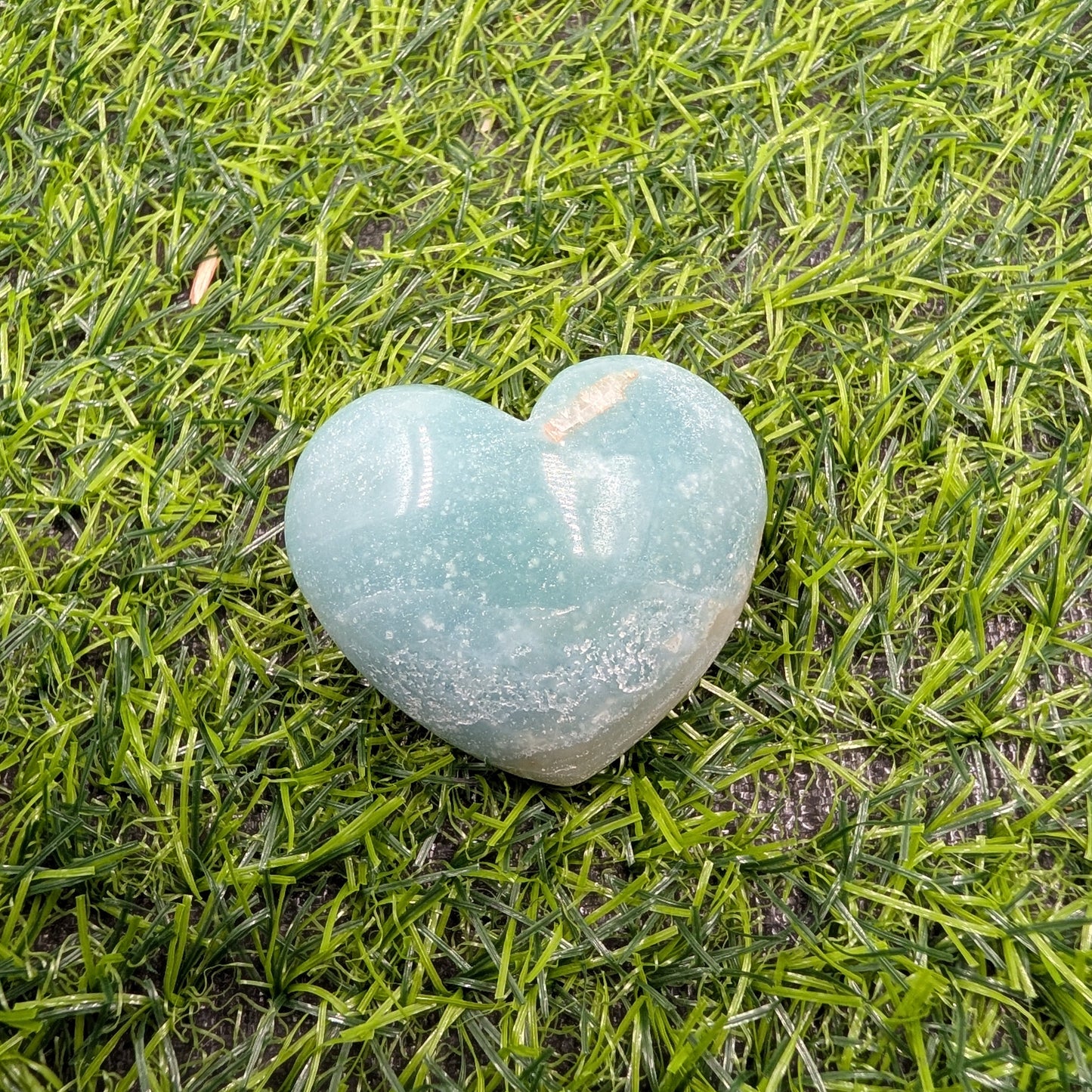 Caribbean Calcite Puffy Heart