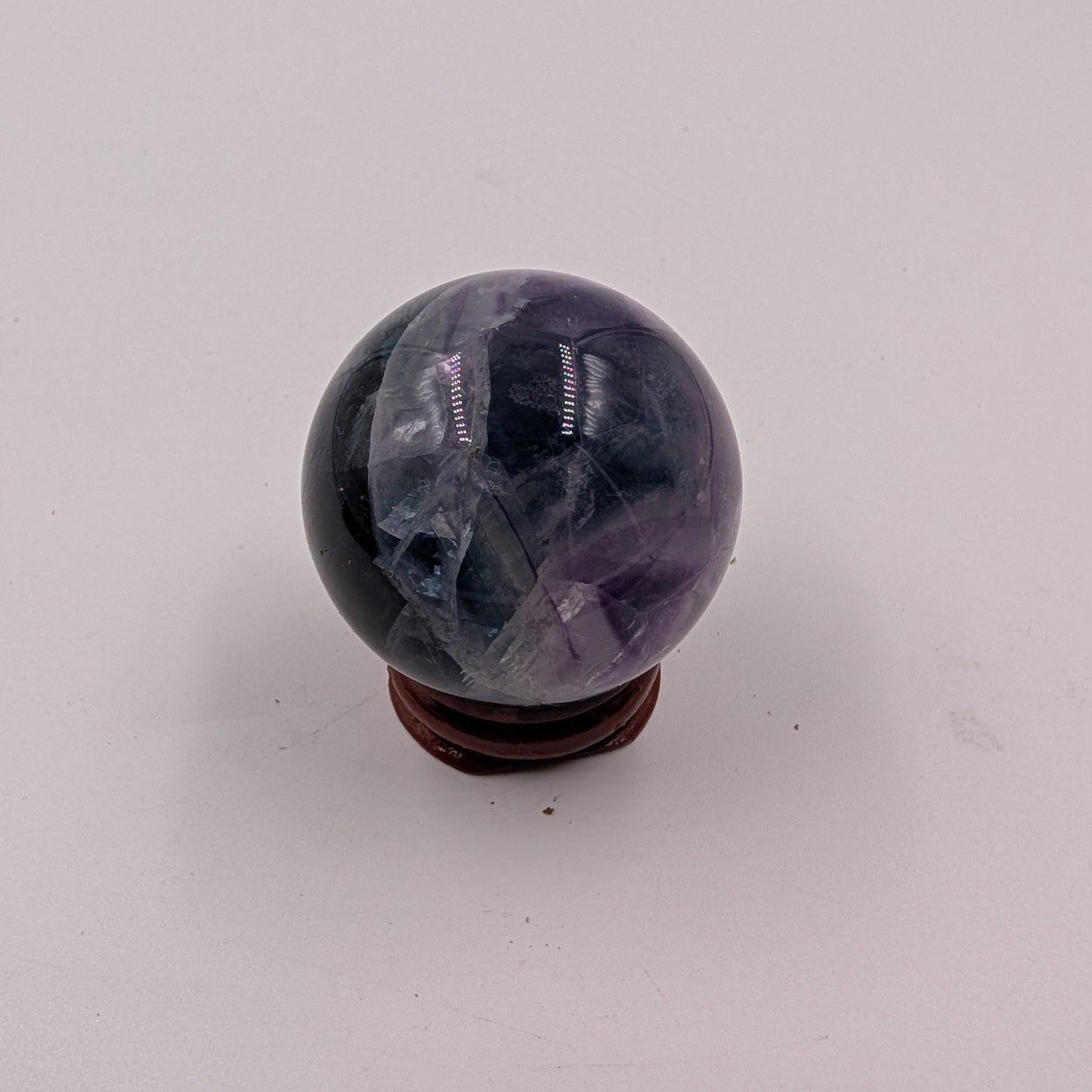 Rainbow Fluorite Sphere