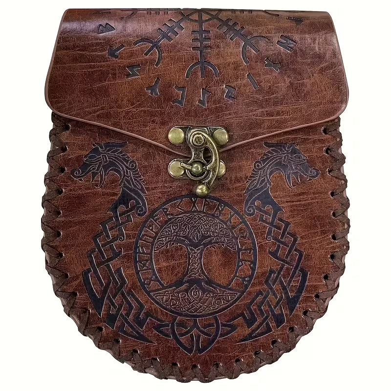 Viking-Style Medieval Belt Pouch