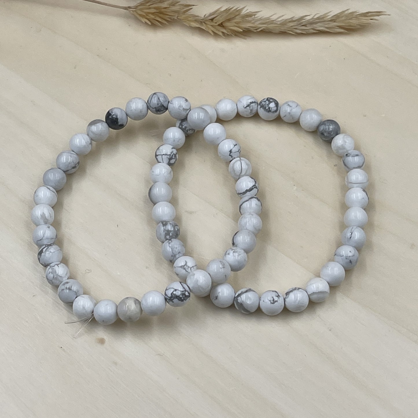 White Howlite Bracelet