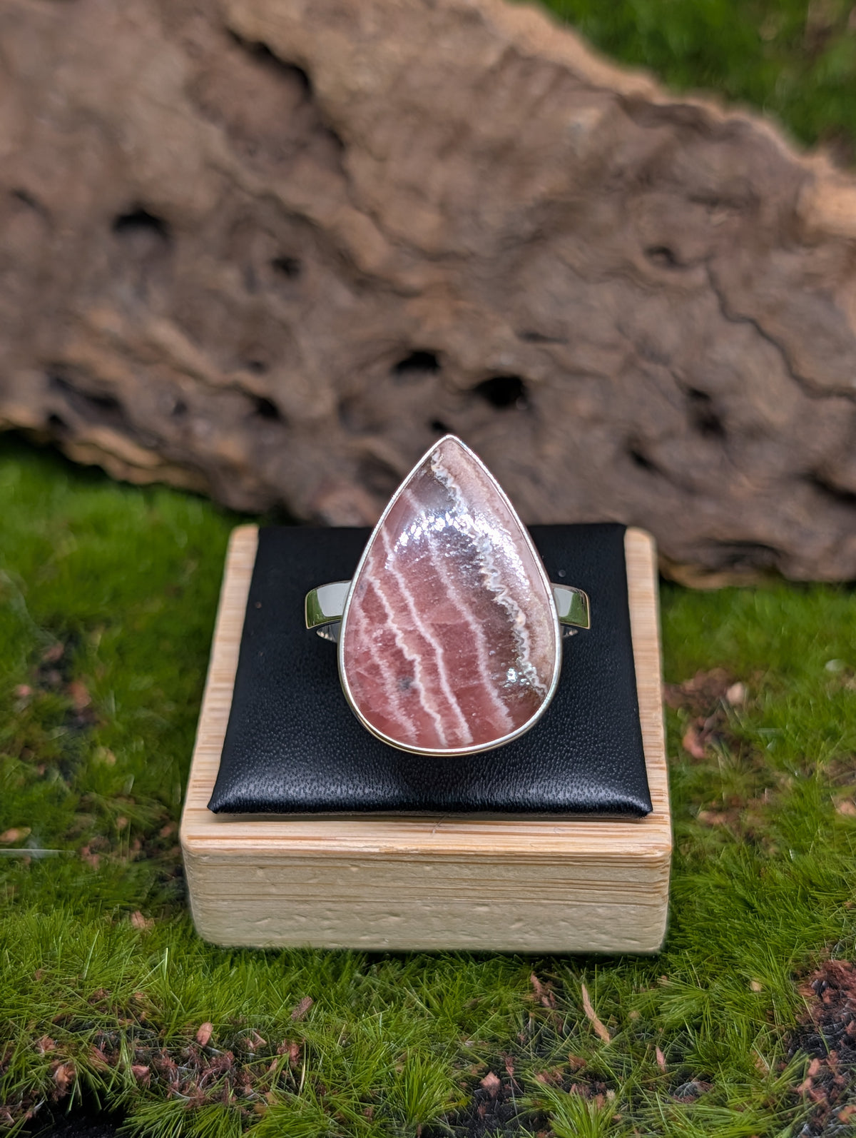 Rhodochrosite Sterling Silver Ring (10)