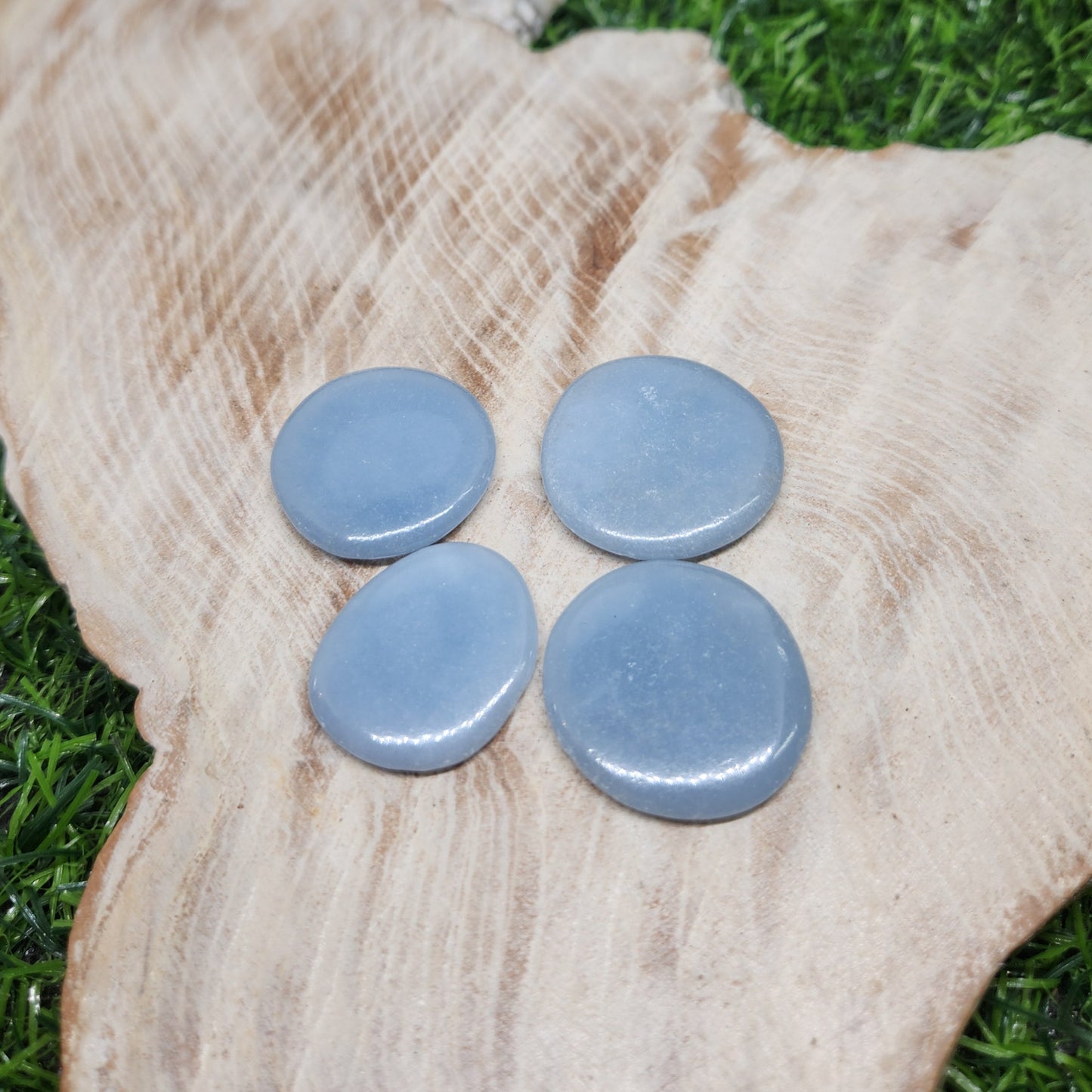 Angelite Bra/Wallet Buddy Flat Stone