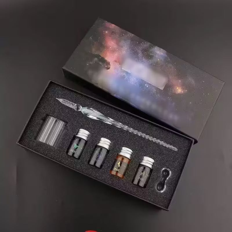 Glass Dip Pen and Ink Set