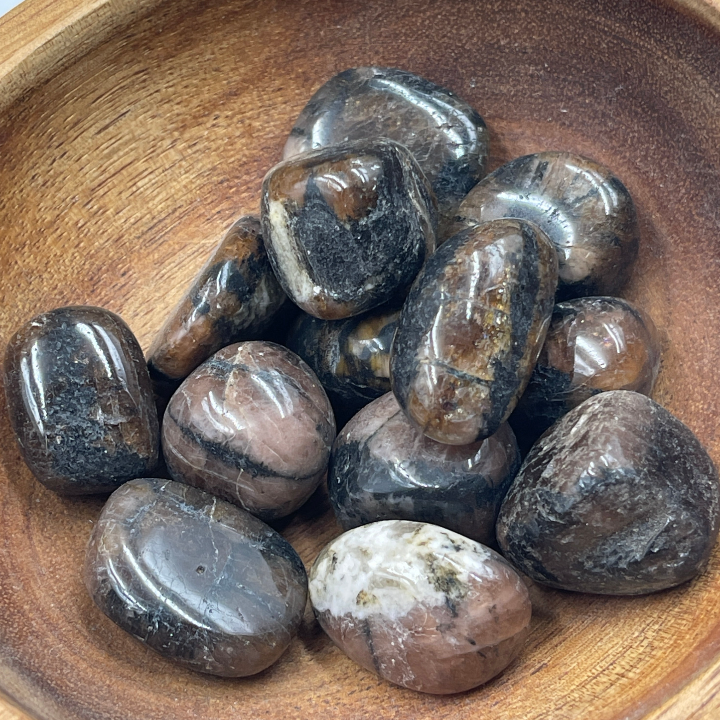 Chiastolite Tumbled