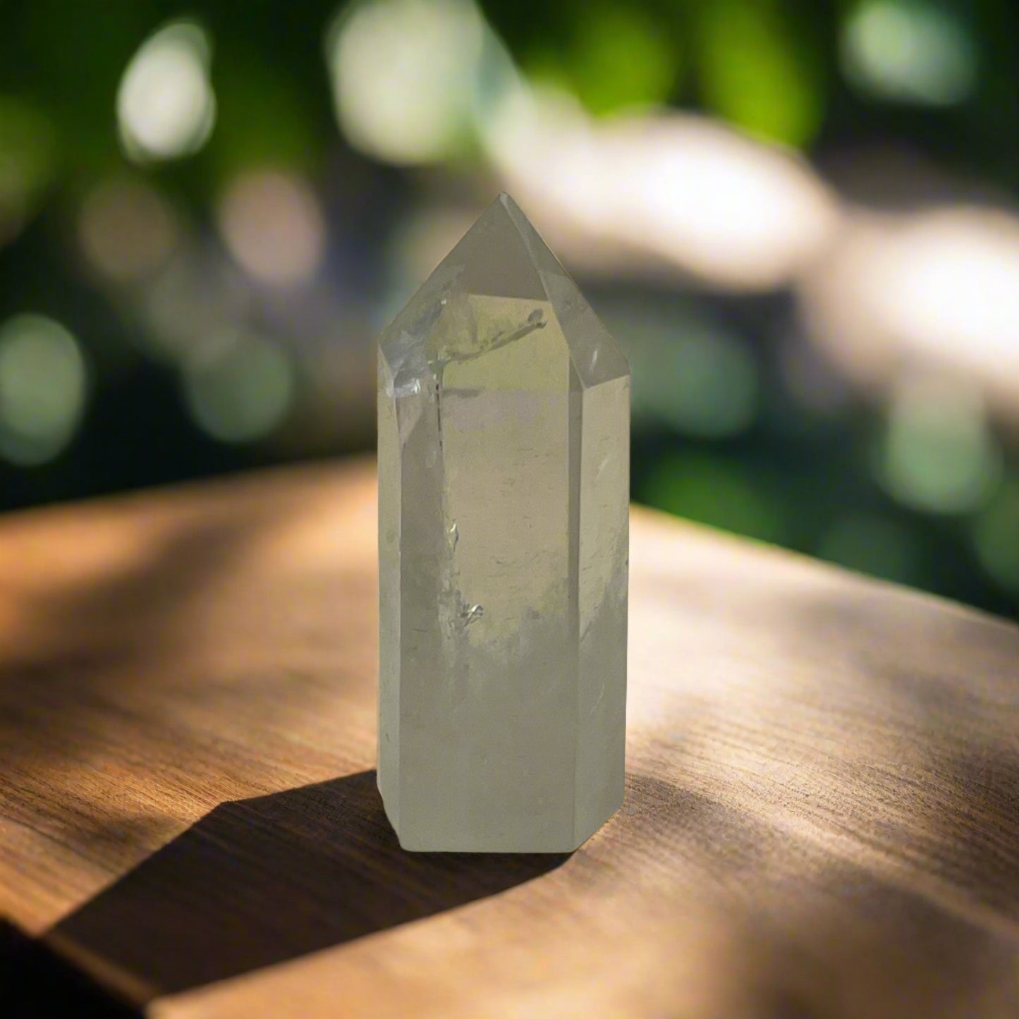 Clear Quartz In Aura Point