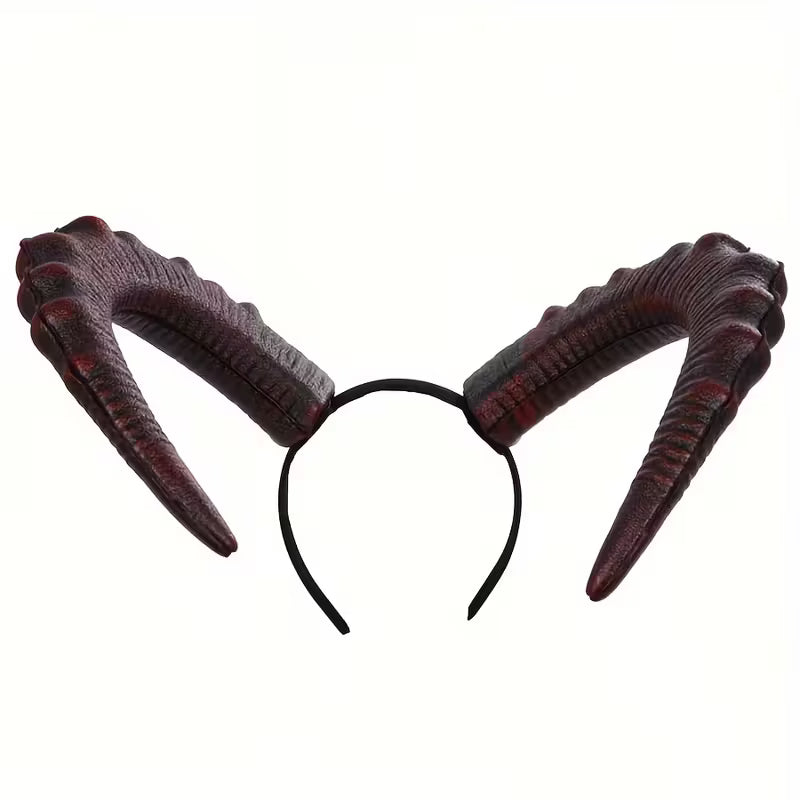 Soft PU Foam Material Elastic Horns Headband.