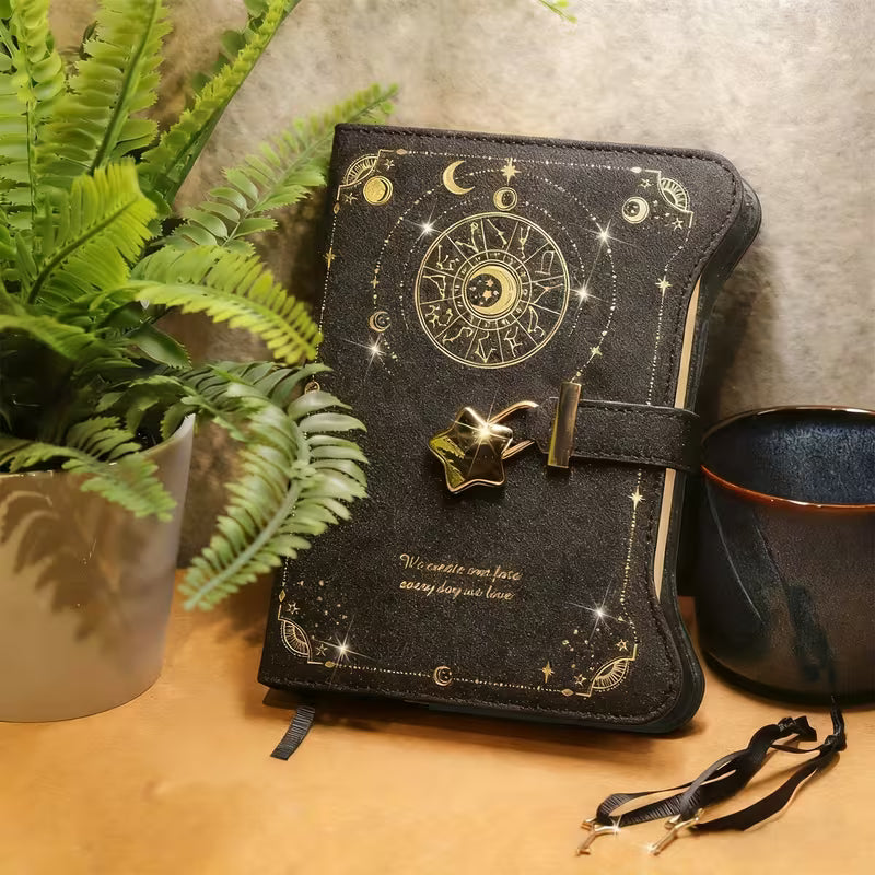 Lockable Journals with Heart or Star Lock