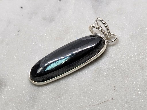 Hematite Sterling Silver Pendant