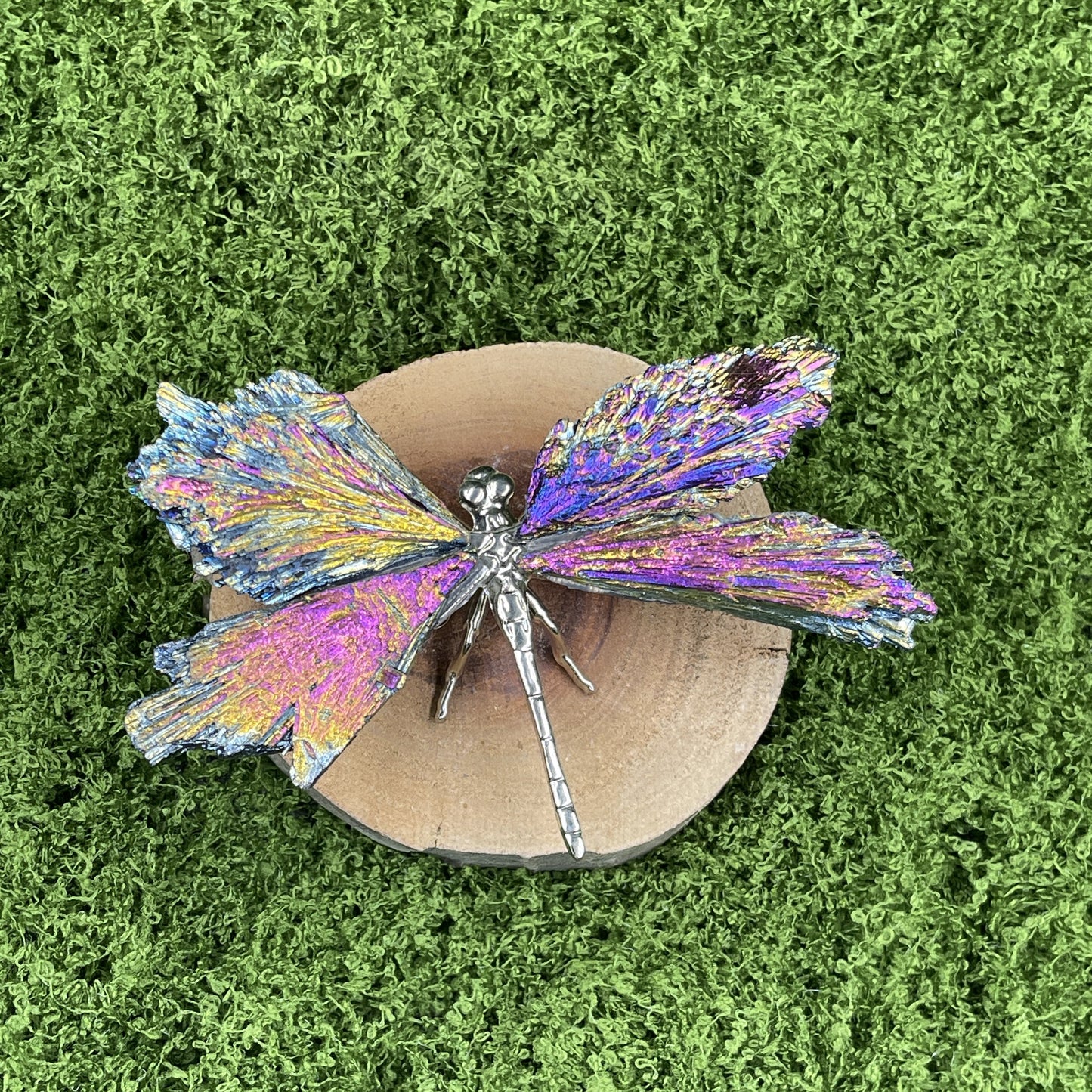 Titanium Aura Kyanite Butterfly