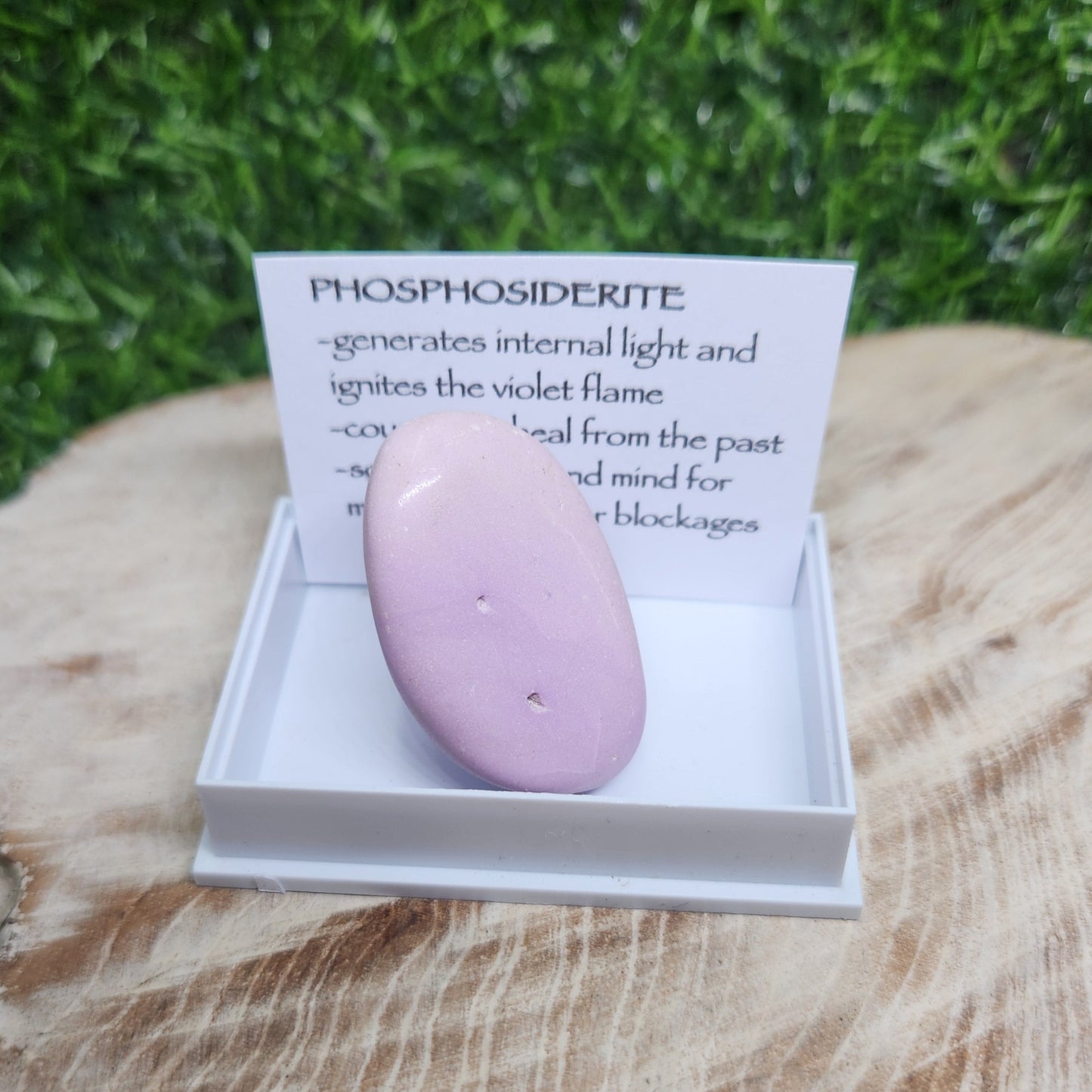 Phosphosiderite Tumbled