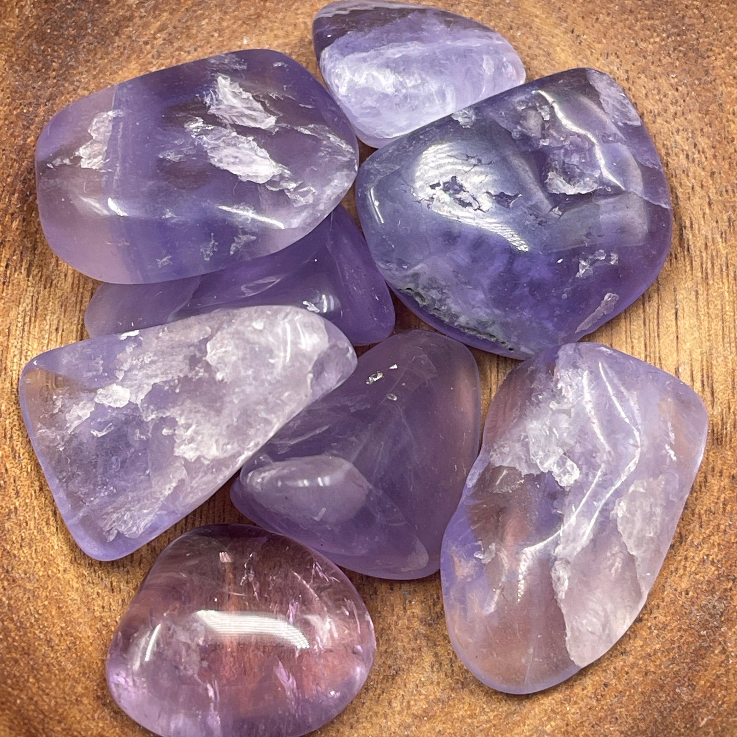 Purple Fluorite Tumbled