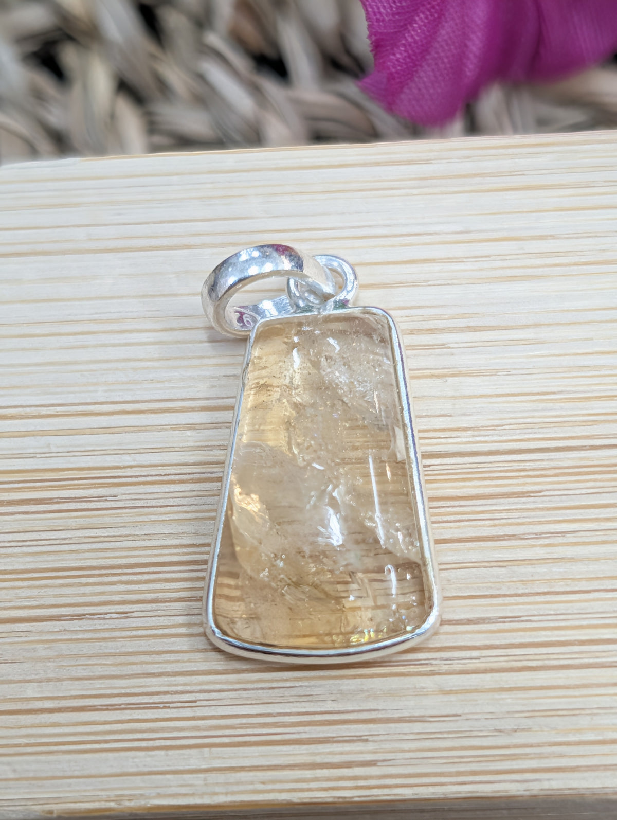 Citrine Sterling Silver Pendants
