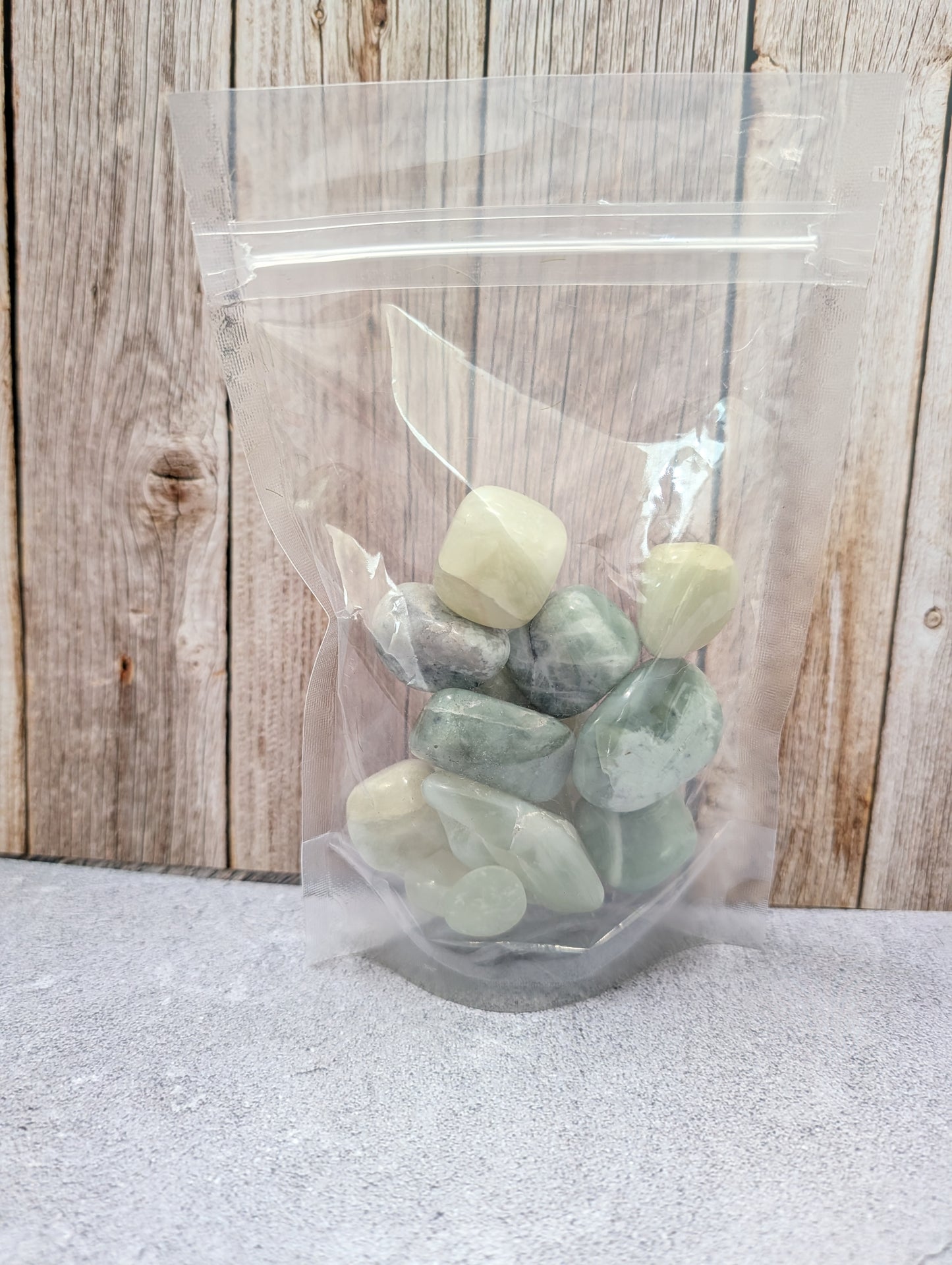 New Jade Bulk Tumbled 200-Gram Bags