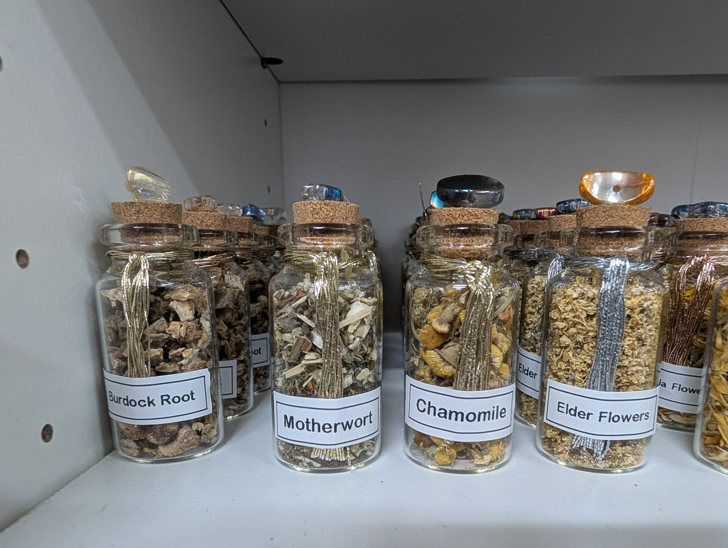 Bottles herbs