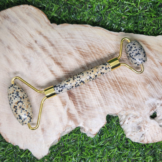 Dalmation Jasper Face Roller
