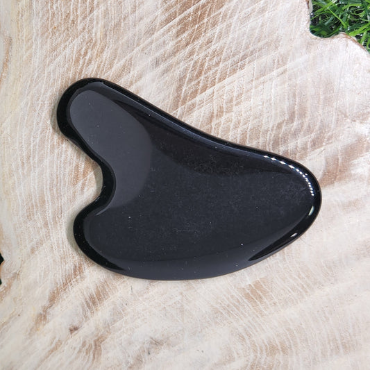 Black Obsidian Gua Sha Facial Lifting Tool