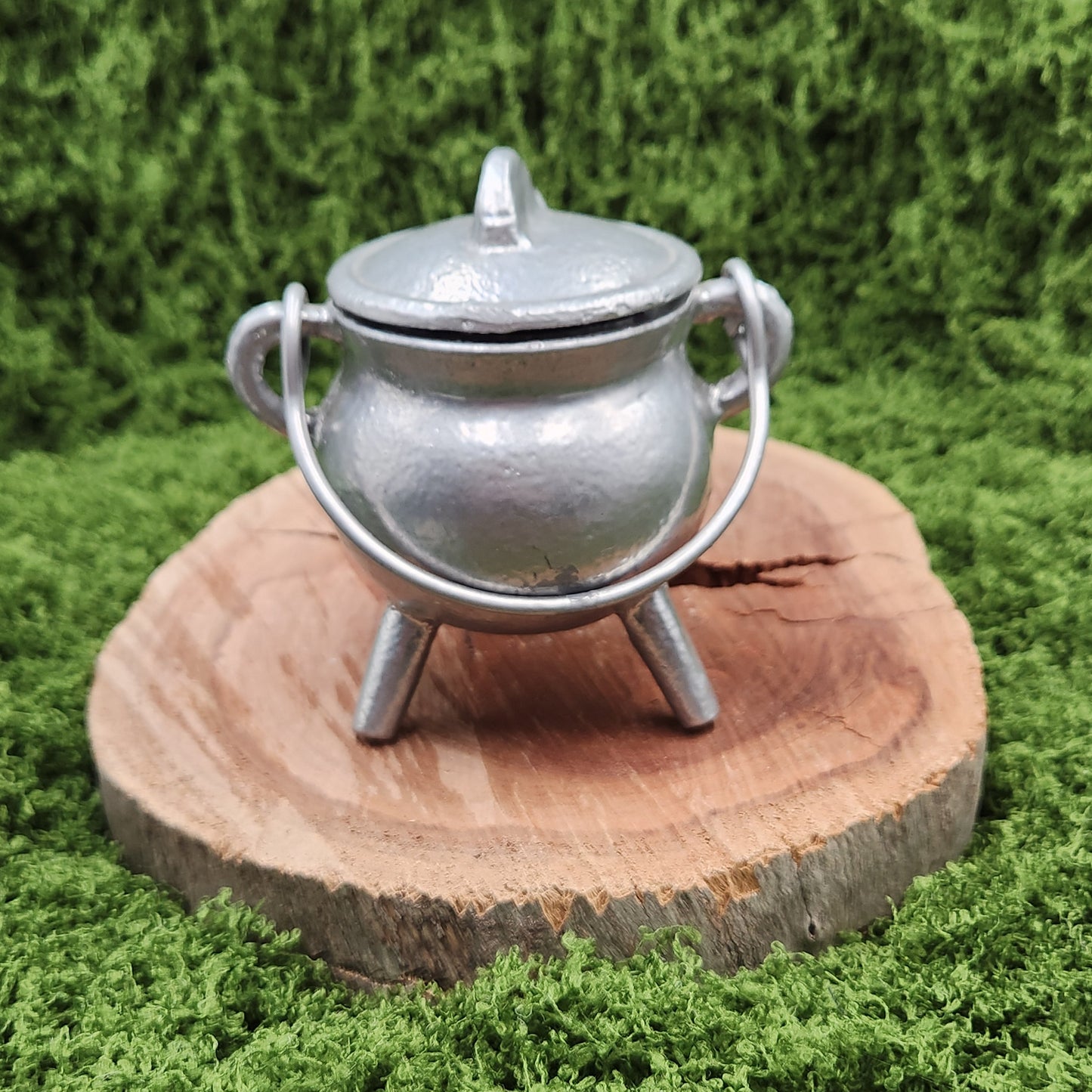 Cast Iron Cauldron - Silver