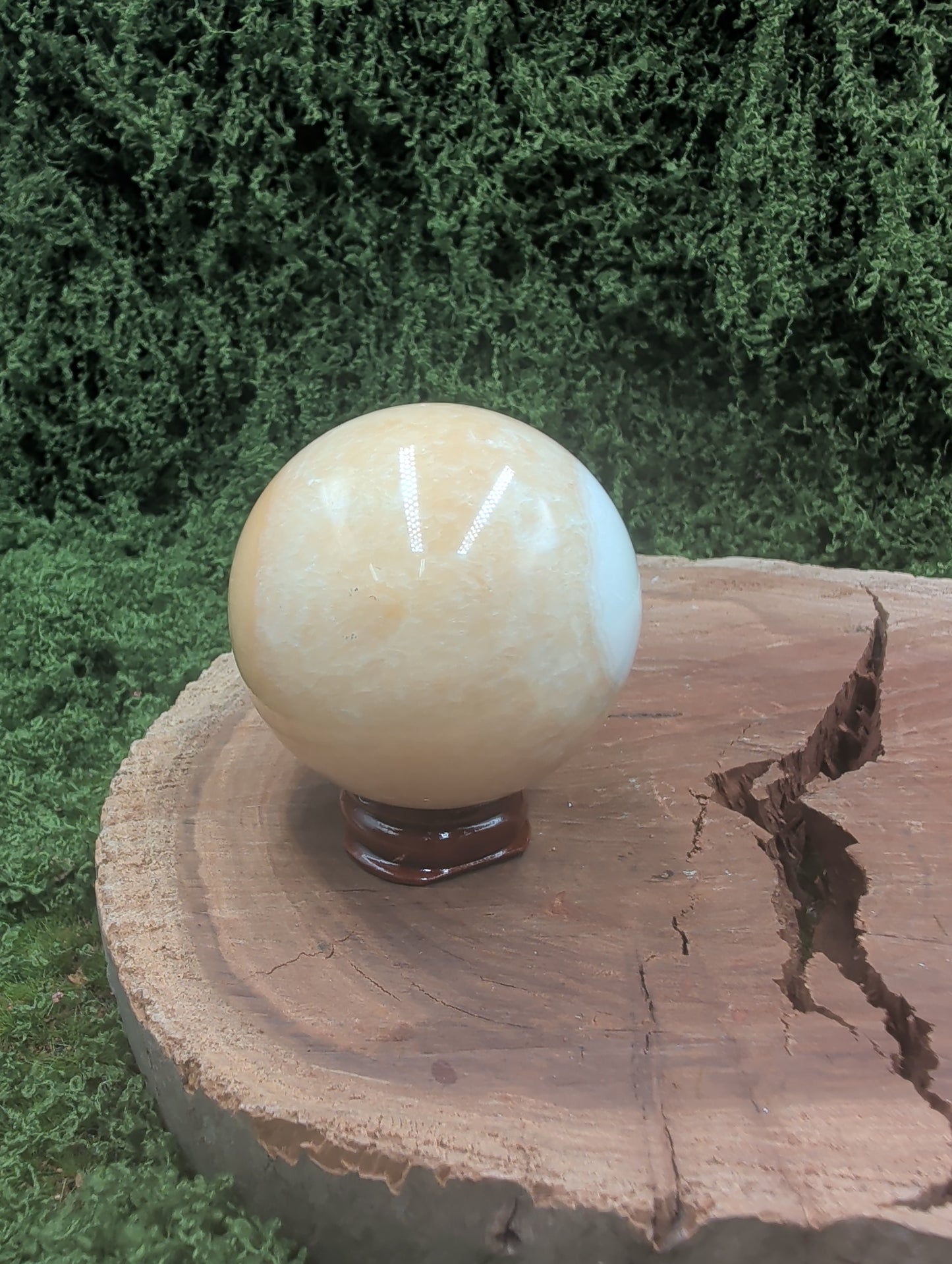 16 Orange Calcite Spheres & Points