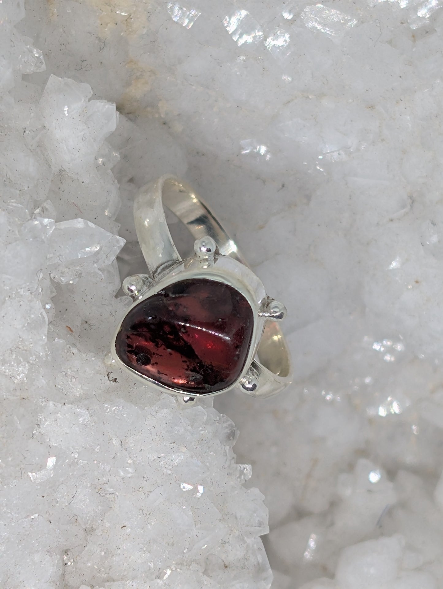 Amber Sterling Silver Ring (10)