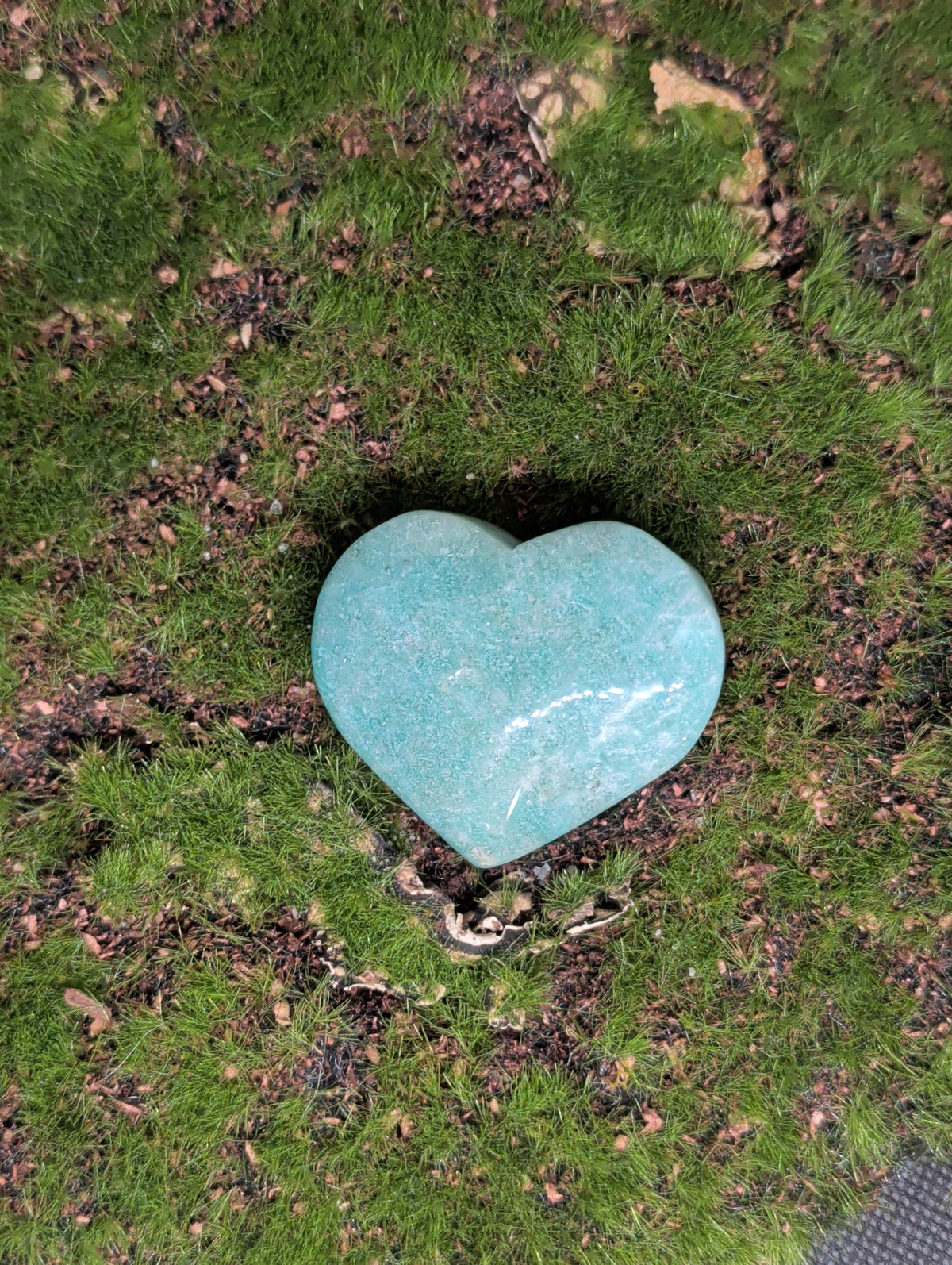 Amazonite Heart