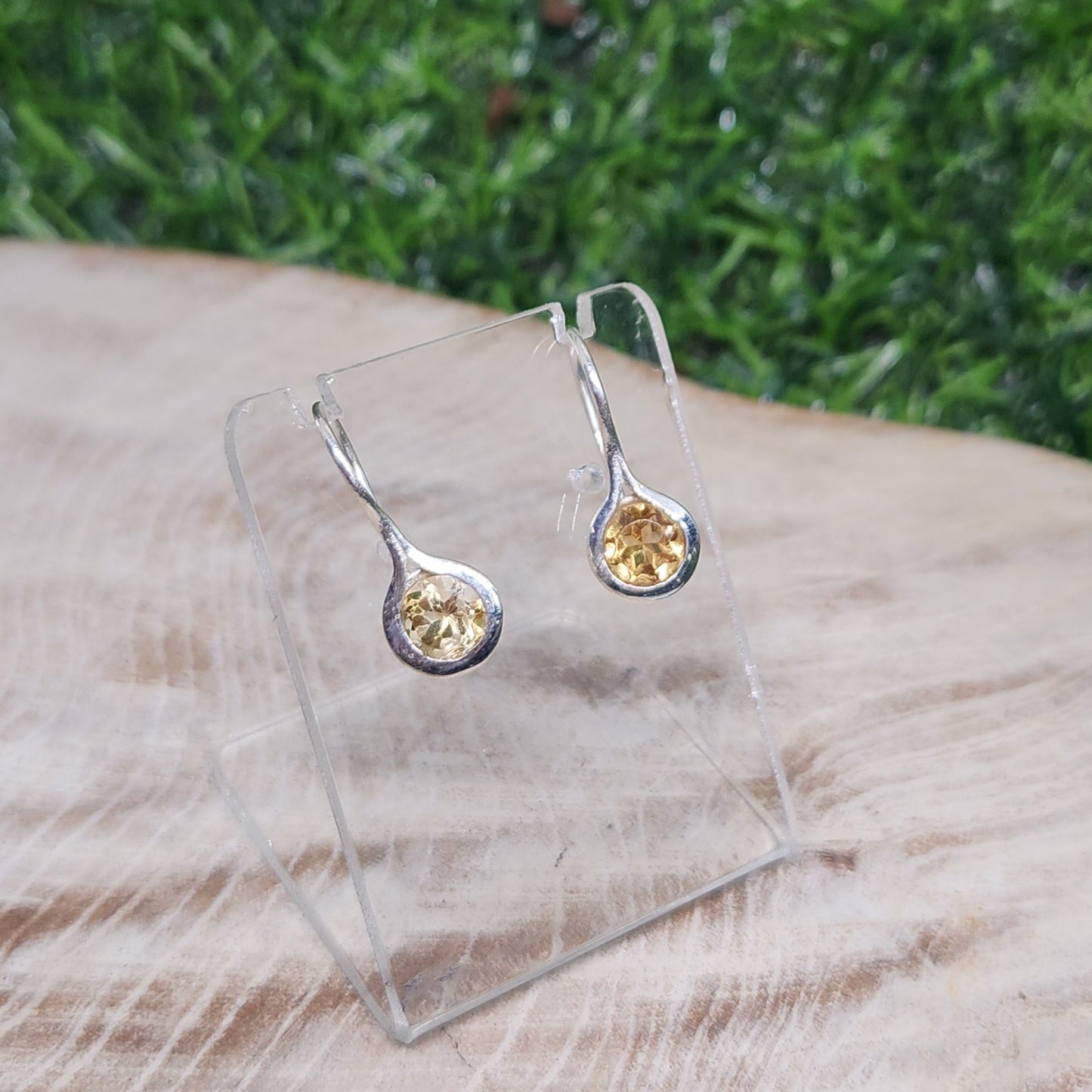Citrine Sterling Silver Earrings