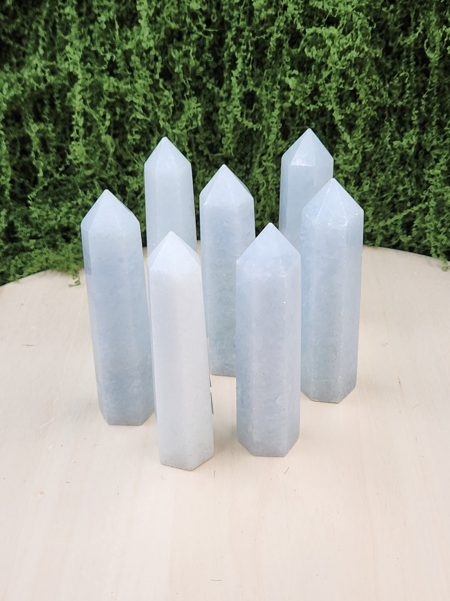 Blue Calcite Assorted Points