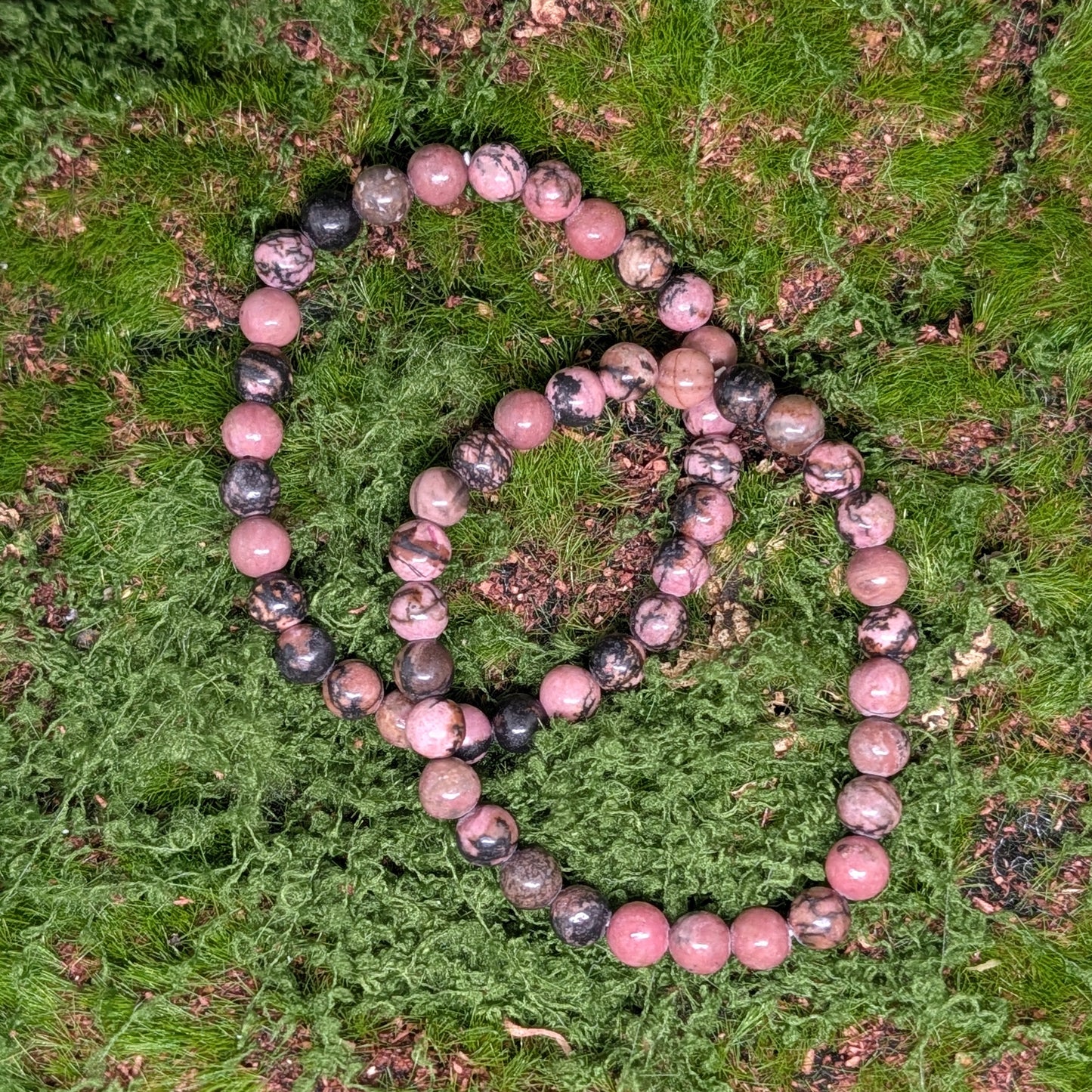 black lace rhodonite