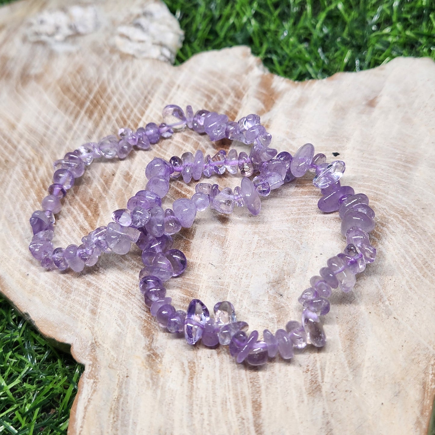 Amethyst Chip Bracelet High Grade